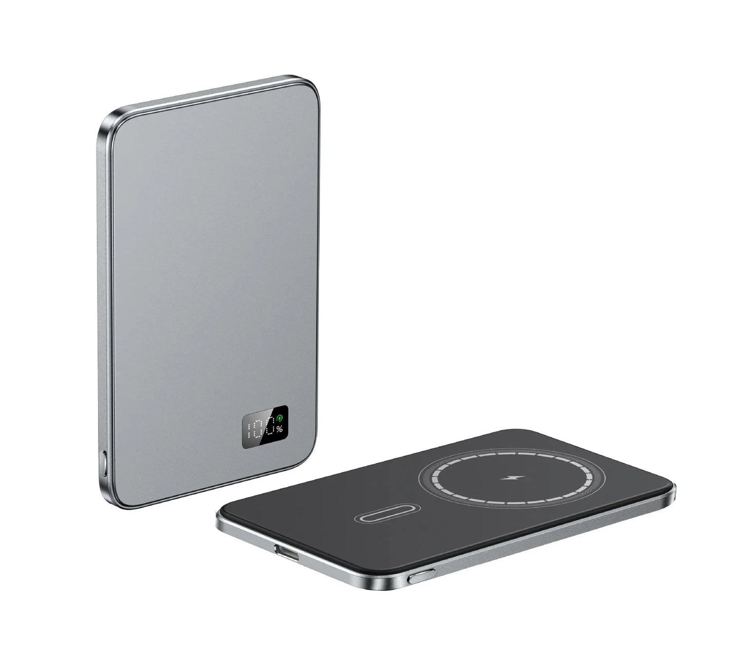 Ultra-Slim Magnetic Power Bank with LED Display – 5000mAh & 10000mAh