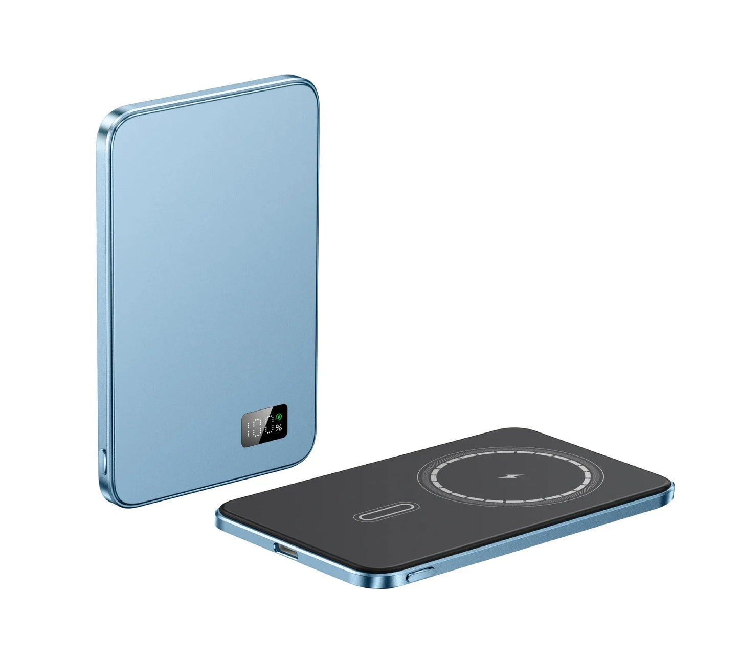 Ultra-Slim Magnetic Power Bank with LED Display – 5000mAh & 10000mAh