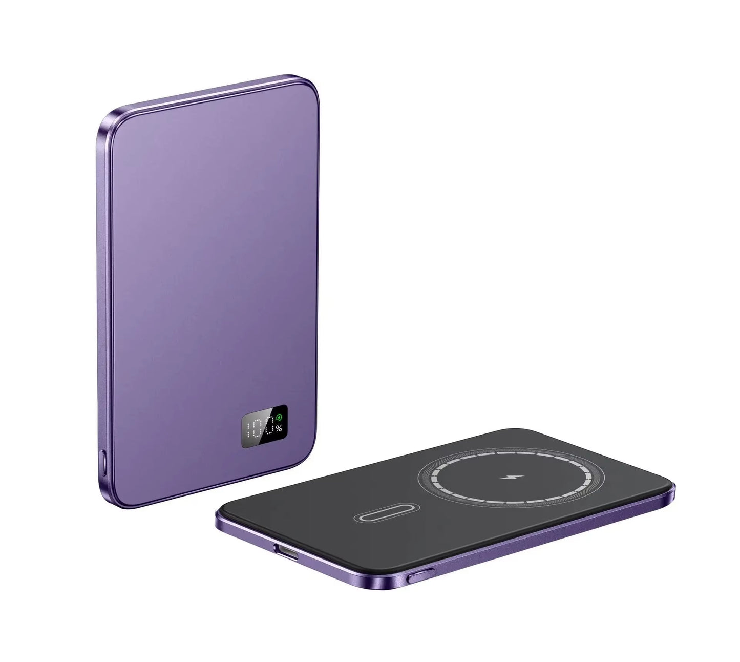 Ultra-Slim Magnetic Power Bank with LED Display – 5000mAh & 10000mAh