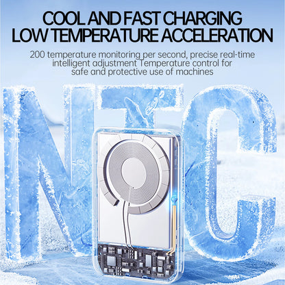 Ultra-Slim Magnetic Power Bank with LED Display – 5000mAh & 10000mAh