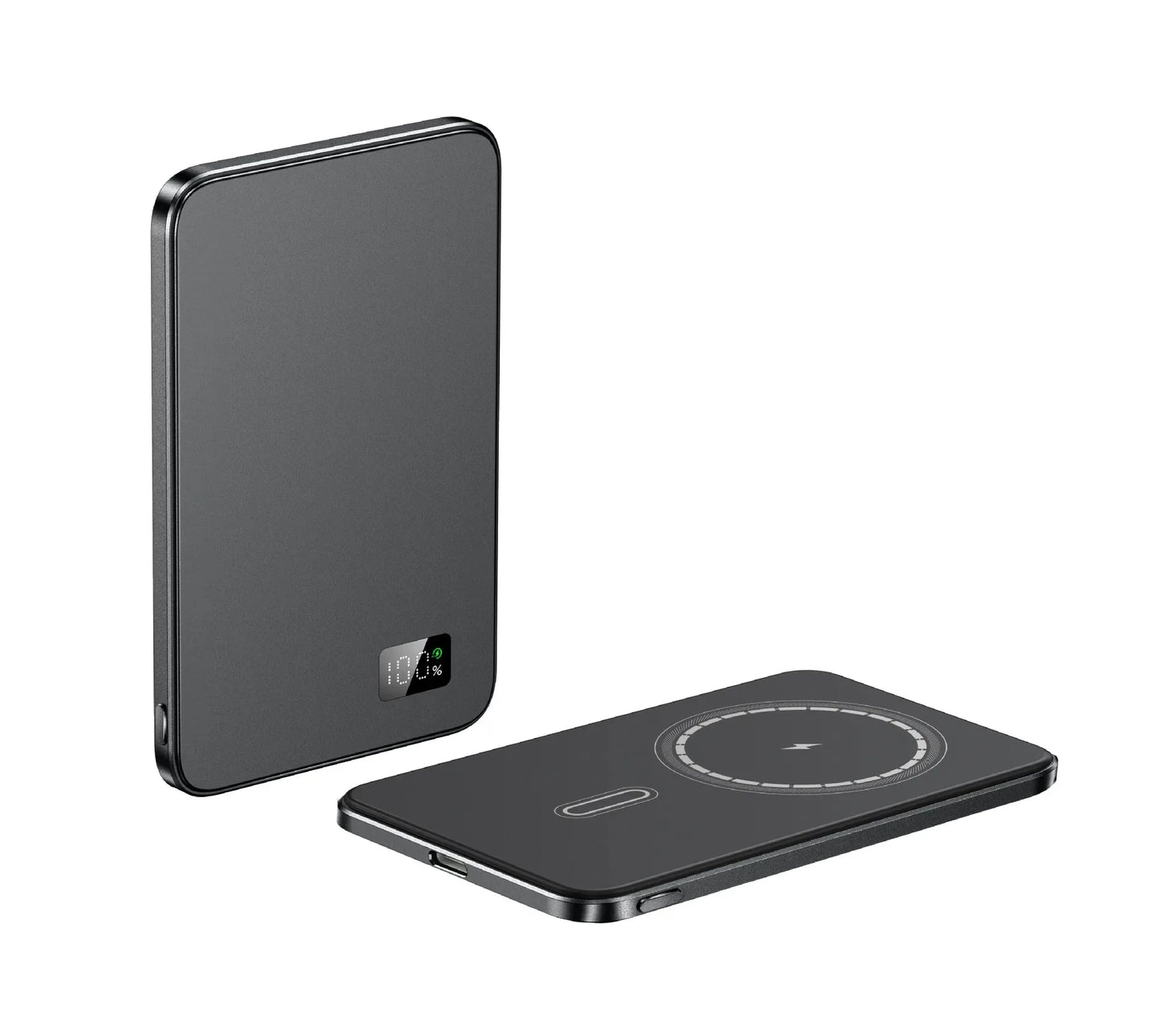 Ultra-Slim Magnetic Power Bank with LED Display – 5000mAh & 10000mAh